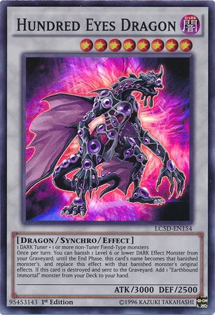 Hundred Eyes Dragon - LC5D-EN154 - Super Rare 1
