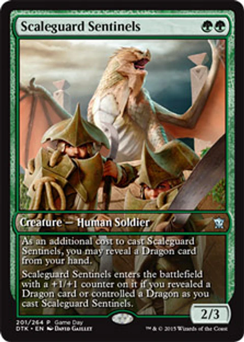 Scaleguard Sentinels (Dragons of Tarkir Game Day) (Full-Art)
