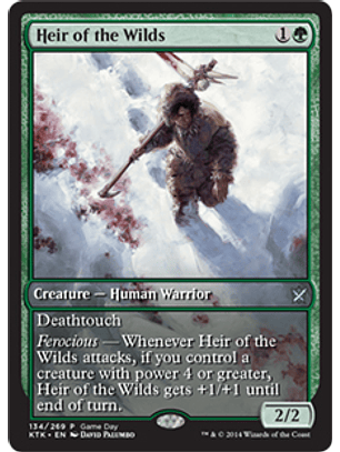 Heir of the Wilds (Khans of Tarkir Game Day) (Full-Art)