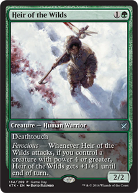 Heir of the Wilds (Khans of Tarkir Game Day) (Full-Art)