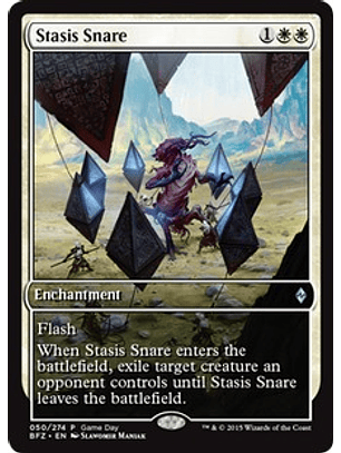 Stasis Snare (Battle for Zendikar Game Day) (Full-Art)