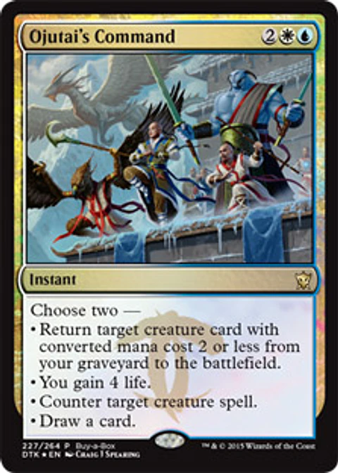 Ojutai's Command (Dragons of Tarkir Buy-a-Box)