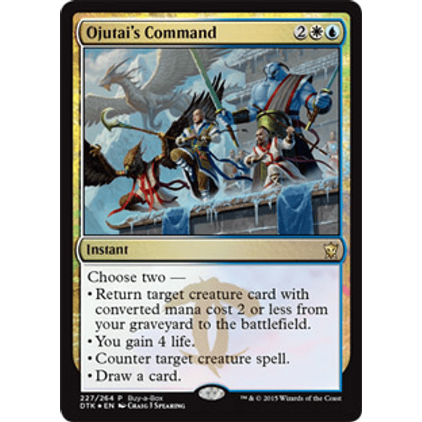 Ojutai's Command (Dragons of Tarkir Buy-a-Box)