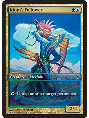 Kiora's Follower (Born of the Gods Game Day) (Full-Art)