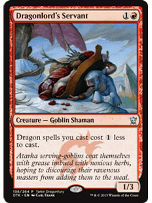 Dragonlord's Servant (Dragons of Tarkir Dragonfury Game)