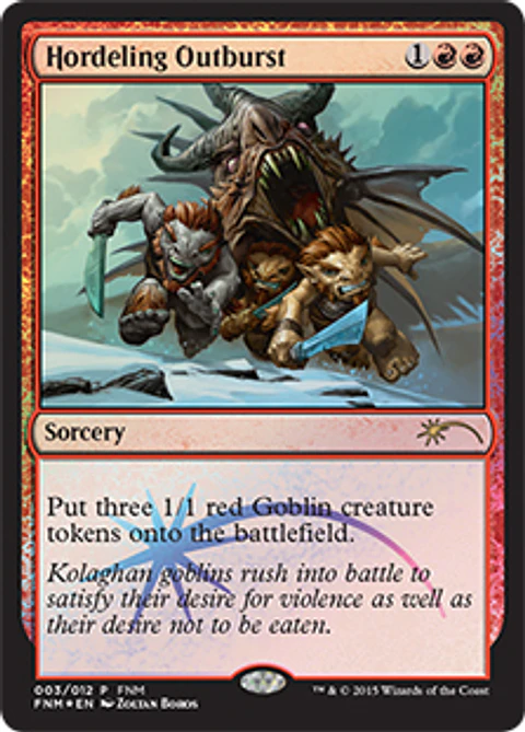 Hordeling Outburst (FNM)