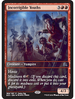 Incorrigible Youths (Shadows over Innistrad Game Day) (Full-Art)