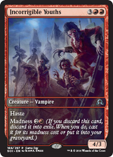 Incorrigible Youths (Shadows over Innistrad Game Day) (Full-Art)