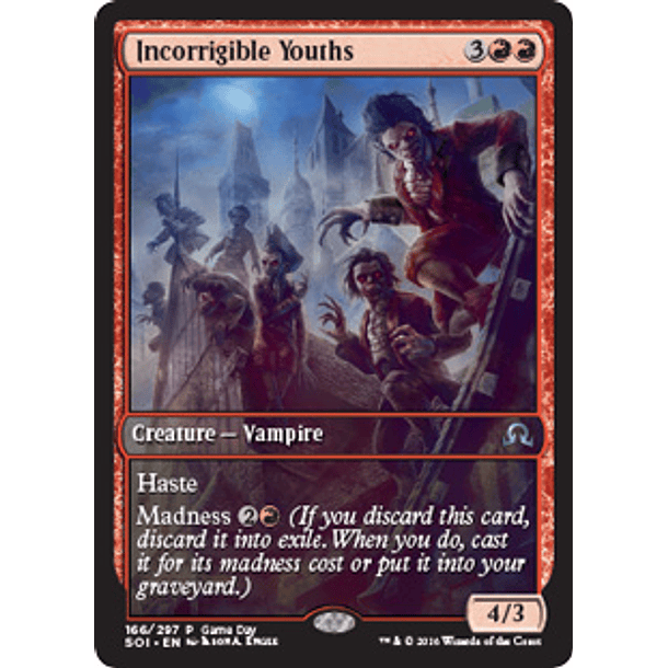 Incorrigible Youths (Shadows over Innistrad Game Day) (Full-Art)