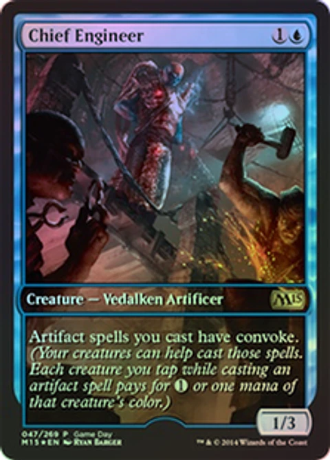 Chief Engineer (Magic 2015 Game Day) (Full-Art)