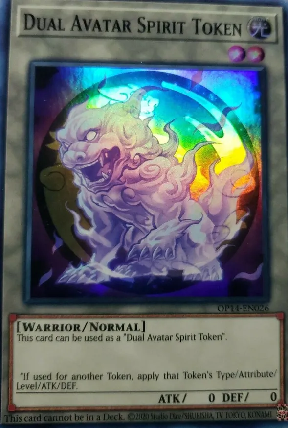 Dual Avatar Spirit Token - OP14-EN026 - Super Rare 1