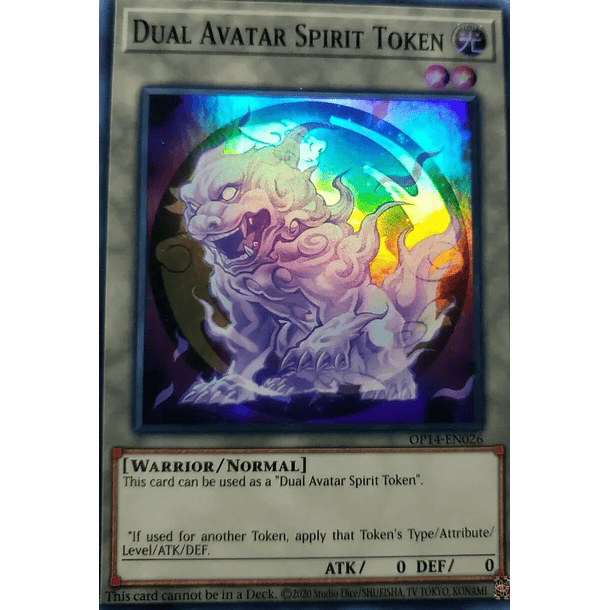 Dual Avatar Spirit Token - OP14-EN026 - Super Rare