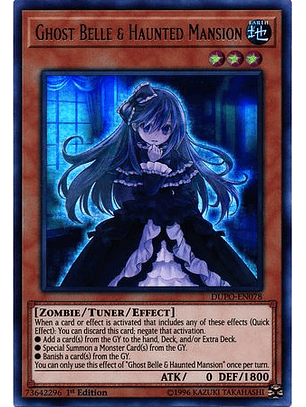 Ghost Belle & Haunted Mansion - DUPO-EN078 - Ultra Rare