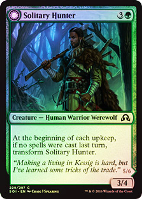 Solitary Hunter - One of the Pack - SOI ★