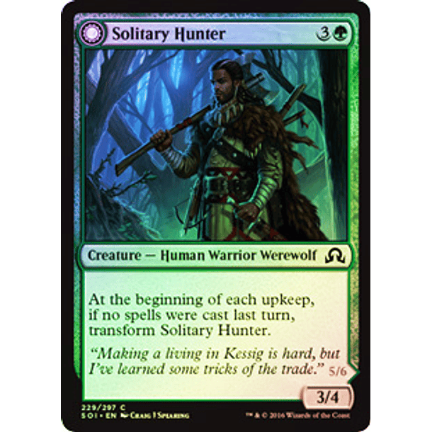 Solitary Hunter - One of the Pack - SOI ★