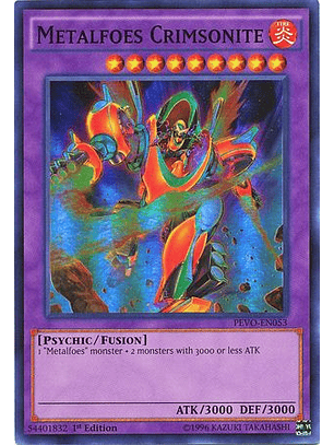 Metalfoes Crimsonite - PEVO-EN053 - Super Rare