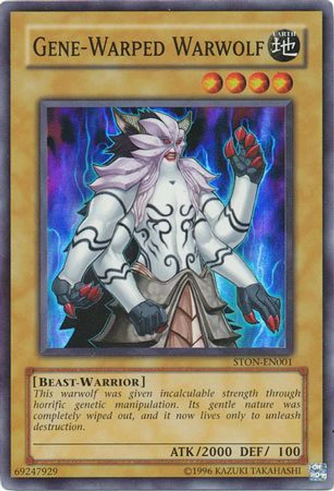 Gene-Warped Warwolf - STON-EN001 - Super Rare