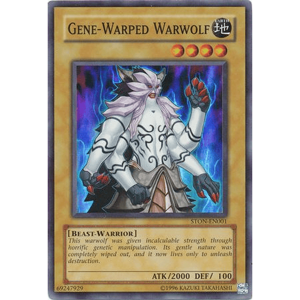 Gene-Warped Warwolf - STON-EN001 - Super Rare