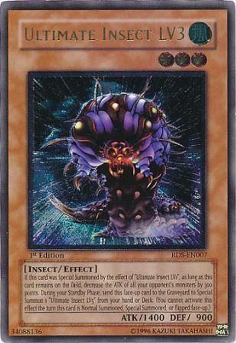 Ultimate Rare - Ultimate Insect LV3 - RDS-EN007 1st Edition