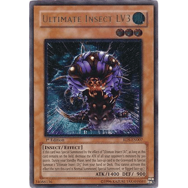 Ultimate Rare - Ultimate Insect LV3 - RDS-EN007 1st Edition