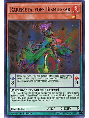 Raremetalfoes Bismugear - PEVO-EN052 - Super Rare