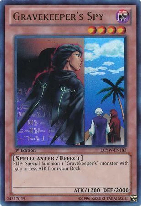 Gravekeeper's Spy - LCYW-EN183 - Ultra Rare 