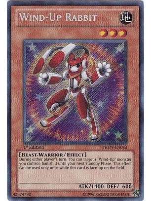 Wind-Up Rabbit - PHSW-EN083 - Secret Rare 1st Edition