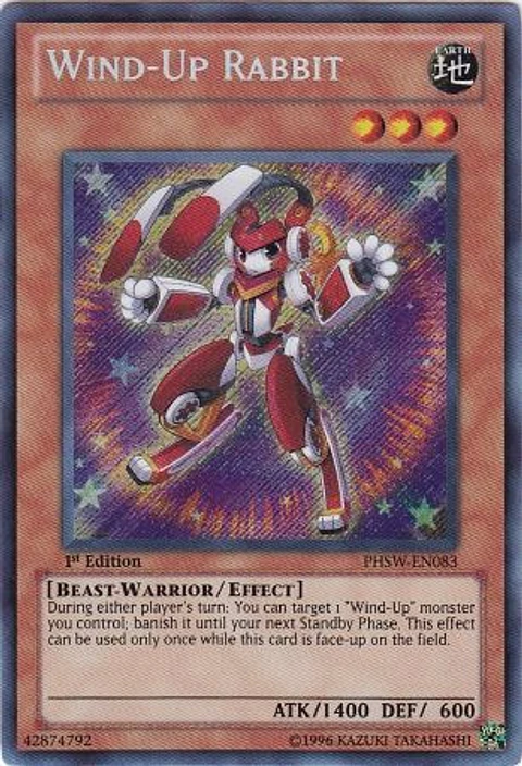 Wind-Up Rabbit - PHSW-EN083 - Secret Rare 1st Edition