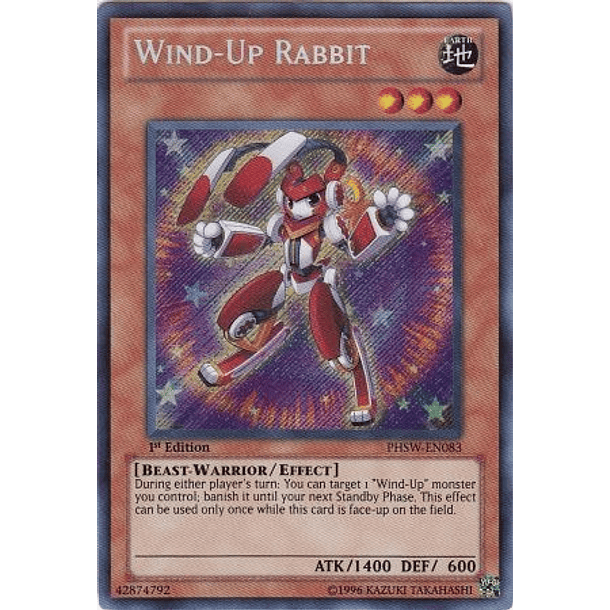 Wind-Up Rabbit - PHSW-EN083 - Secret Rare 1st Edition