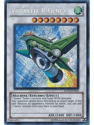 Vindikite R-Genex - HA03-EN059 - Secret Rare 