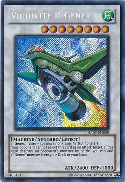 Vindikite R-Genex - HA03-EN059 - Secret Rare 