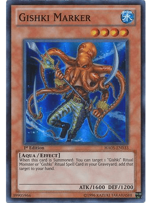Gishki Marker - HA05-EN033 - Super Rare