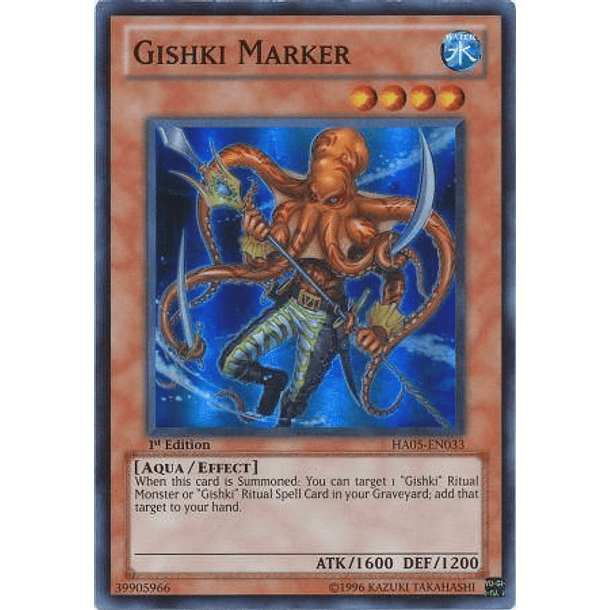 Gishki Marker - HA05-EN033 - Super Rare