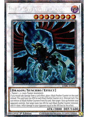 Black-Winged Dragon - DABL-EN100 - Starlight Rare