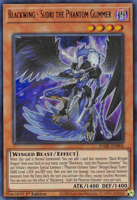 Blackwing - Sudri the Phantom Glimmer - DABL-EN004 - Ultra Rare