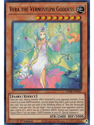 Vera the Vernusylph Goddess - DABL-EN025 - Ultra Rare