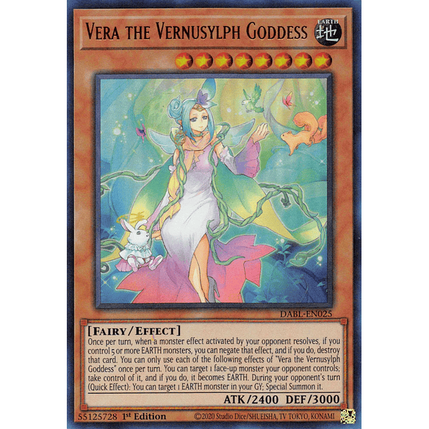 Vera the Vernusylph Goddess - DABL-EN025 - Ultra Rare