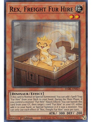 Rex, Freight Fur Hire - DABL-EN027 - Super Rare