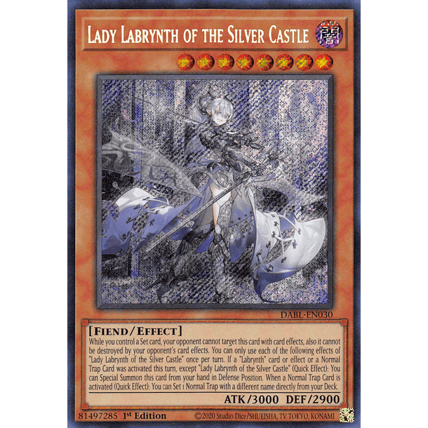 Lady Labrynth of the Silver Castle - DABL-EN030 - Secret Rare