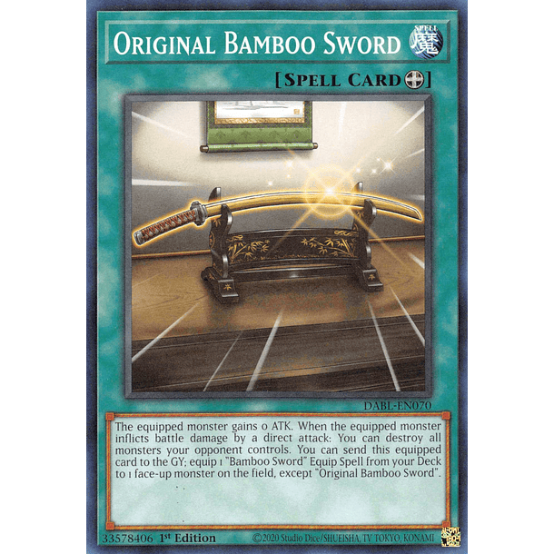 Original Bamboo Sword - DABL-EN070 - Common
