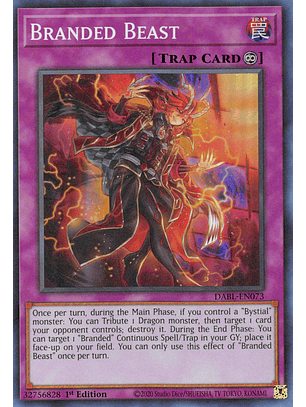 Branded Beast - DABL-EN073 - Super Rare
