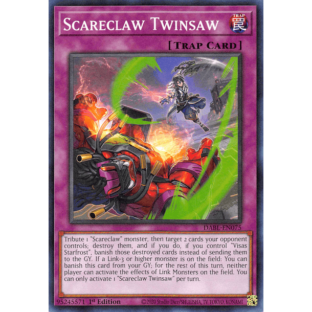 Scareclaw Twinsaw - DABL-EN075 - Common
