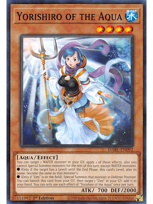Yorishiro of the Aqua - DABL-EN092 - Common