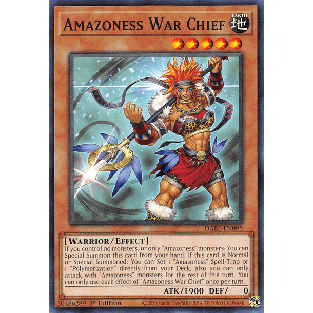 Amazoness War Chief - DABL-EN095 - Common