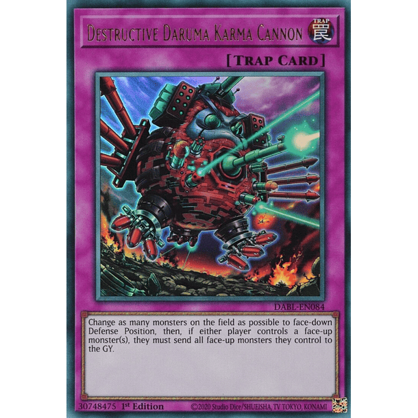 Destructive Daruma Karma Cannon - DABL-EN084 - Ultra Rare