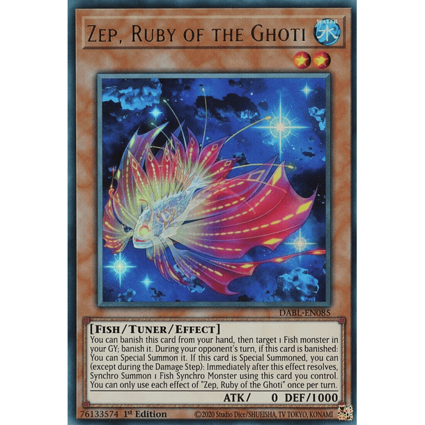 Zep, Ruby of the Ghoti - DABL-EN085 - Ultra Rare