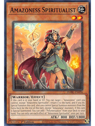 Amazoness Spiritualist - DABL-EN096 - Common