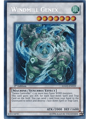 Windmill Genex - HA02-EN059 - Secret Rare 