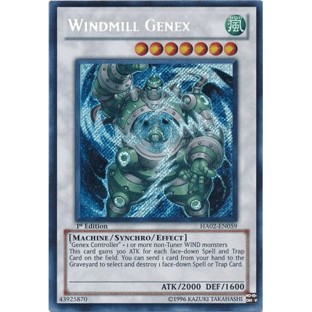 Windmill Genex - HA02-EN059 - Secret Rare 