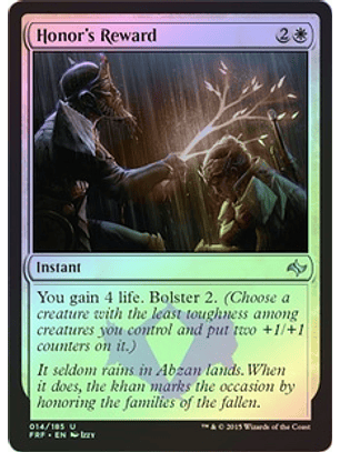 Honor's Reward - FRF ★